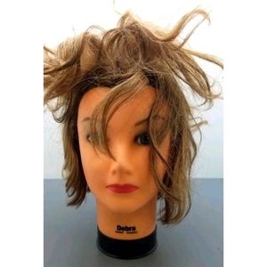 Bohemian eclectic Burmax cosmetology training head mannequin Debra manikin